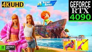 Fortnite Ice Spice Skin Update | RTX 4090 4K Max Graphics + RTX ON | Chapter 2 Remix 