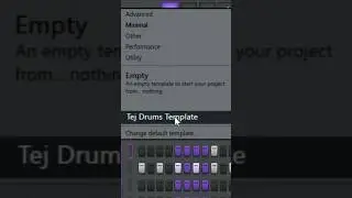 How to Make a template in FL Studio #flstudio #flstudio21 #musicproduction #beattutorial #tej