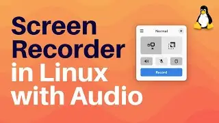 Kooha Screen recorder for Linux (works with Wayland/Ubuntu)