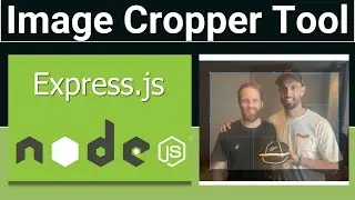 Node.js Express Project to Crop Image With Live Preview Using Cropper.js & jQuery Library in Browser