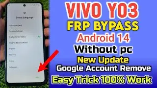 Vivo Y03 Frp Bypass Without Pc - All VIVO Frp Bypass Android 14 without Pc | NEW TRICK 2024 |