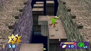 Scooby-Doo & the Cyber Chase (PS1) walkthrough - Ancient Rome - Level 1