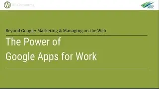 The Power of Google Apps for Work