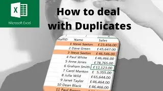 How to highlight or remove duplicates in Microsoft Excel