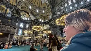 My first vlog a church that became a mosque Its name: Hagia Sophia in Istanbul Turkey Christmas 2023