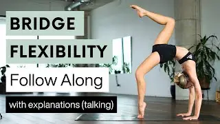 Follow Along Bridge Flexibility Routine - Beginner Friendly -  Learn how to do a bridge fast & safe