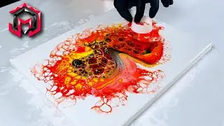 CELL EXPLOSION! Open Cup Acrylic Pouring for Beginners