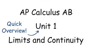 AP Calculus AB Unit 1 Review | Limits and Continuity