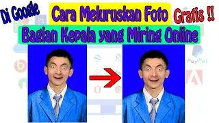 Cara Meluruskan Foto Bagian Kepala yang Miring Online