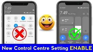 Use New control centre | Poco c3 miui New Update 2024 | realme New version 2024