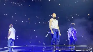 Chris Brown performs Take You Down on rotating stage (11:11 Tour)