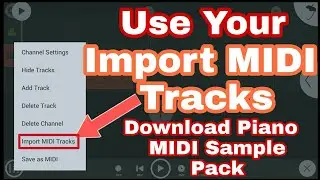 Use Your Import MIDI Tracks And Download Piano MIDI Sample Pack in FLSM 3 Tutorial