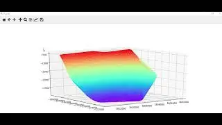 Interactively rotating a fault plane in Python