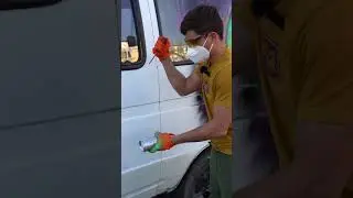 Extreme Graffiti: Puncturing a Spray Can! #car #painting