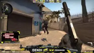 Zeus играет против Dendi и Artstyle в CS:GO