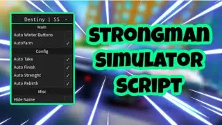 [THE HUNT] Strongman Simulator Script | Auto Farm + Rebirth | Auto Finish | AND MORE | PASTEBIN