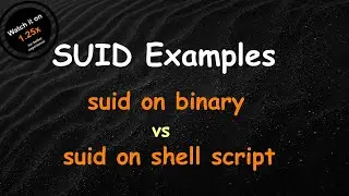 Linux SUID Examples | Why does SUID not work with Shell Scripts