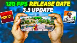 Finally 😍 120 FPS Coming Soon In Bgmi 3.3 Update | 120 Fps Release Date | 120 Fps Gaming Test