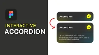 Create Responsive & Interactive ACCORDION Component in Figma 