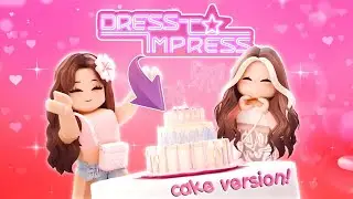 DRESS TO IMPRESS but it's CAKE! | roblox