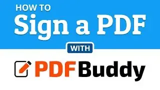 How to sign PDF files online - PDF Buddy