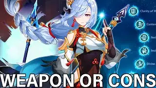 SHENHE CONSTELLATIONS VS WEAPON | Which Is More Worth! | Genshin Impact Review