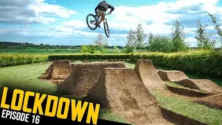 SICK NEW DIRT JUMPS AT THE BACKYARD TRAILS!! LOCKDOWN EP16