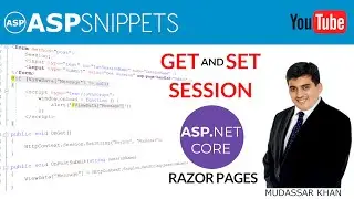 Get and Set Session in ASP.Net Core Razor Pages