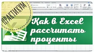 Практикум по расчету процентов в Excel. Эксель для начинающих