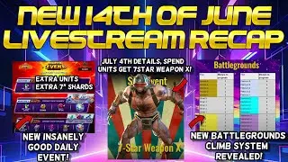 Fantastic New Additions To The Game | 14th of June Livestream Recap | Marvel Contest of Champions