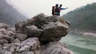 50 ft.  Cliff jump