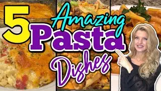 5 Best PASTA RECIPES you DONT want to miss! | Easy & Delicious PASTA DISHES