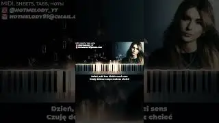 Roxie Węgiel x Mata - Falochrony piano karaoke