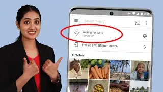 Waiting For WiFi Problem in Google Photos | Google Photos Upload Not Working Problem Solved