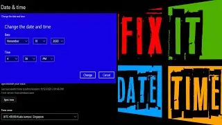 How to Adjust Date and Time in Computer Desktop/Laptop using Windows 10 Operating System |Easy Guide