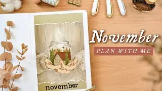 PLAN WITH ME • November Bullet Journal Setup 2022 🪔 Warm Cozy Autumn Theme