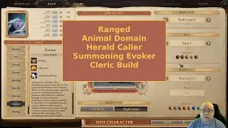 Pathfinder: Kingmaker - Ranged Animal Domain Herald Caller Summoning Evoker Cleric Build