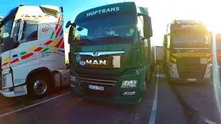 Дальнобой по Европе #24 MAN TGX 18 . 460 . Обзор кабины . Плюсы и минусы .