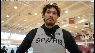 2023-24 San Antonio Spurs Season | Cedi Osmans Shootaround vs Detroit 1.10.2024