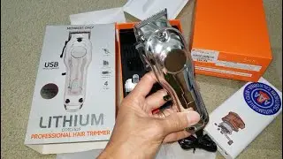 Members Only Lithium Rechargeable Chrome Hair Trimmer Clipper