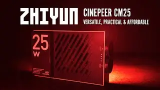 A Great Portable LED Light for Video and Photos - Zhiyun Cinepeer CM25 First Look