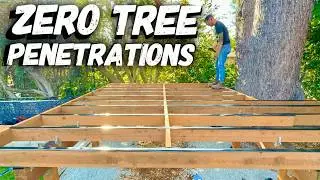 BUILDING A TREEHOUSE FROM SCRATCH // Start To Finish (Part 1 of 2)