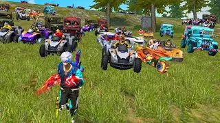 50 ИГРОКОВ ОХОТЯТСЯ ЗА МНОЙ НА МАШИНАХ В ФРИ ФАЕР! FREE FIRE