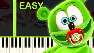 NUKI NUKI SONG | Gummy Bear - EASY Piano Tutorial