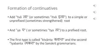 Lesson 14 - Verbal Prefixes and Continuatives