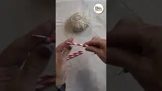 Christmas Ornament Out of Straws