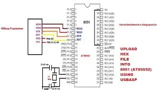 Burn hex file into 8051 AT89S52 | Progisp