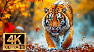 Animal Kingdom 4K - Scenic Wildlife Film With African Music - 4K Video Ultra