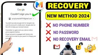 How To Recover Gmail Account 2 step Verification || Google Account Recovery 2024 #gmail