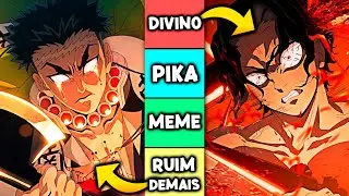 💥 TIERLIST RANKEANDO os EPISÓDIOS da 4 TEMPORADA de DEMON SLAYER!
